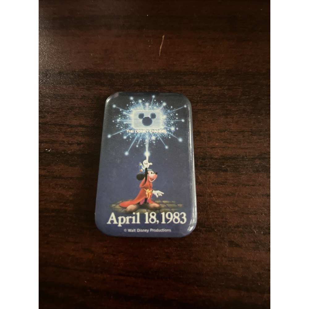 The Disney Channel April 18th, 1983 Sorcerer Mickey Pin